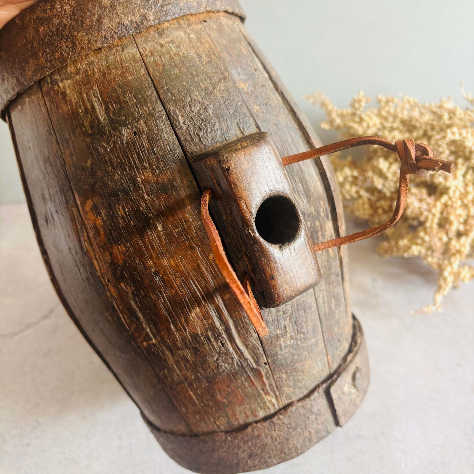 photo for sale Antiek eikenhouten cider firkin vat