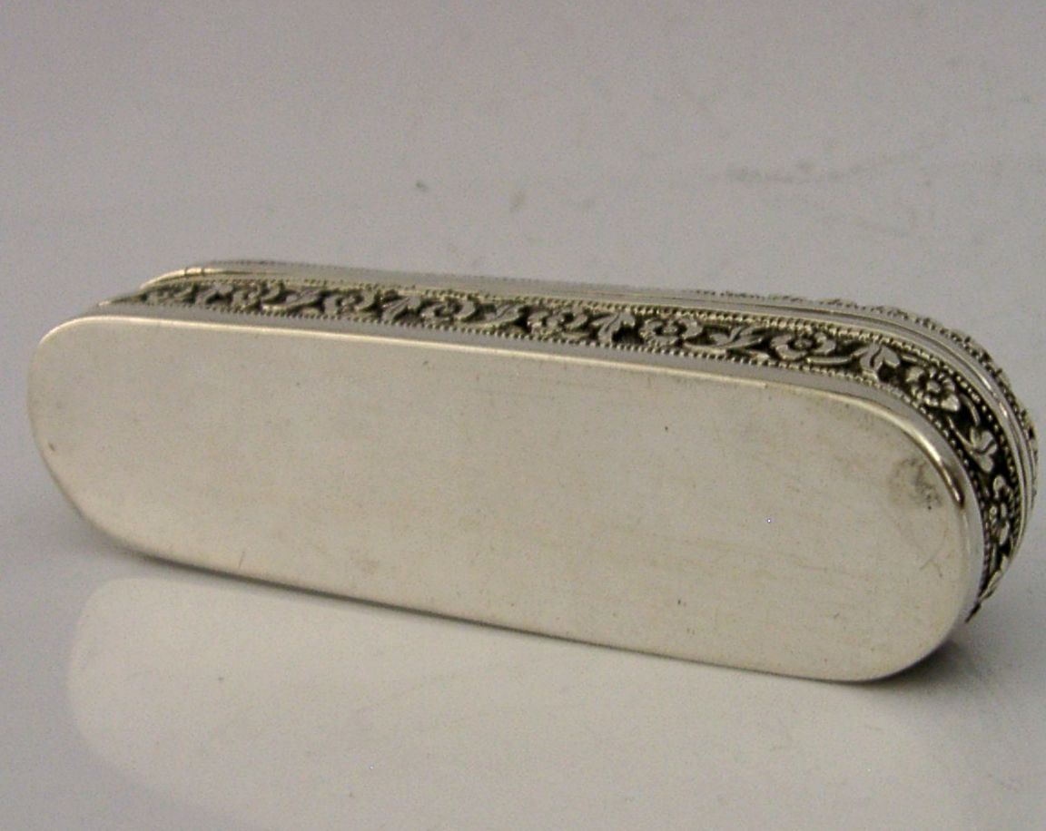 Indian 92g Solid Silver Box Kutch C1890 Antique photo vintage