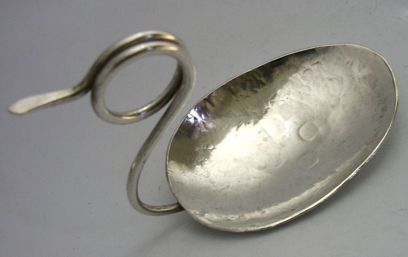 Norman Cheyney Sterling Silver Hand Made Spoon Arts & Craft 1990 41g photo 115.0