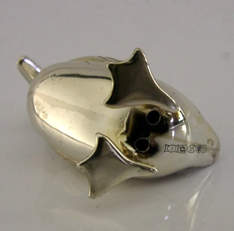 Zilveren Emaille Eend Figuur in Sterling Zilver 2001 Saturno photo buy