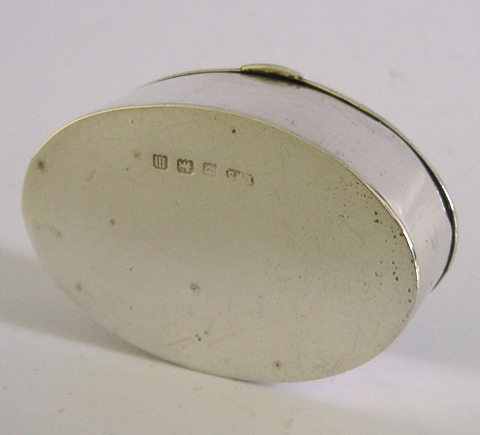 photo furniture Stunning Sterling Silver Enamel Box 1911 Antique