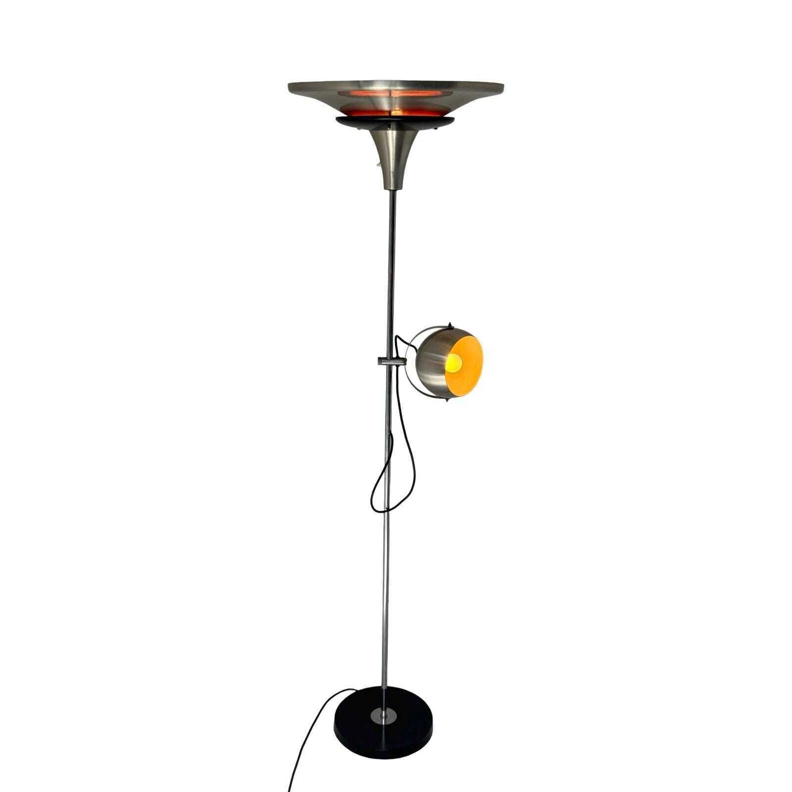 Dijkstra   Rare Model   Space Age Design / Mcm Floor Lamp With Two Shades