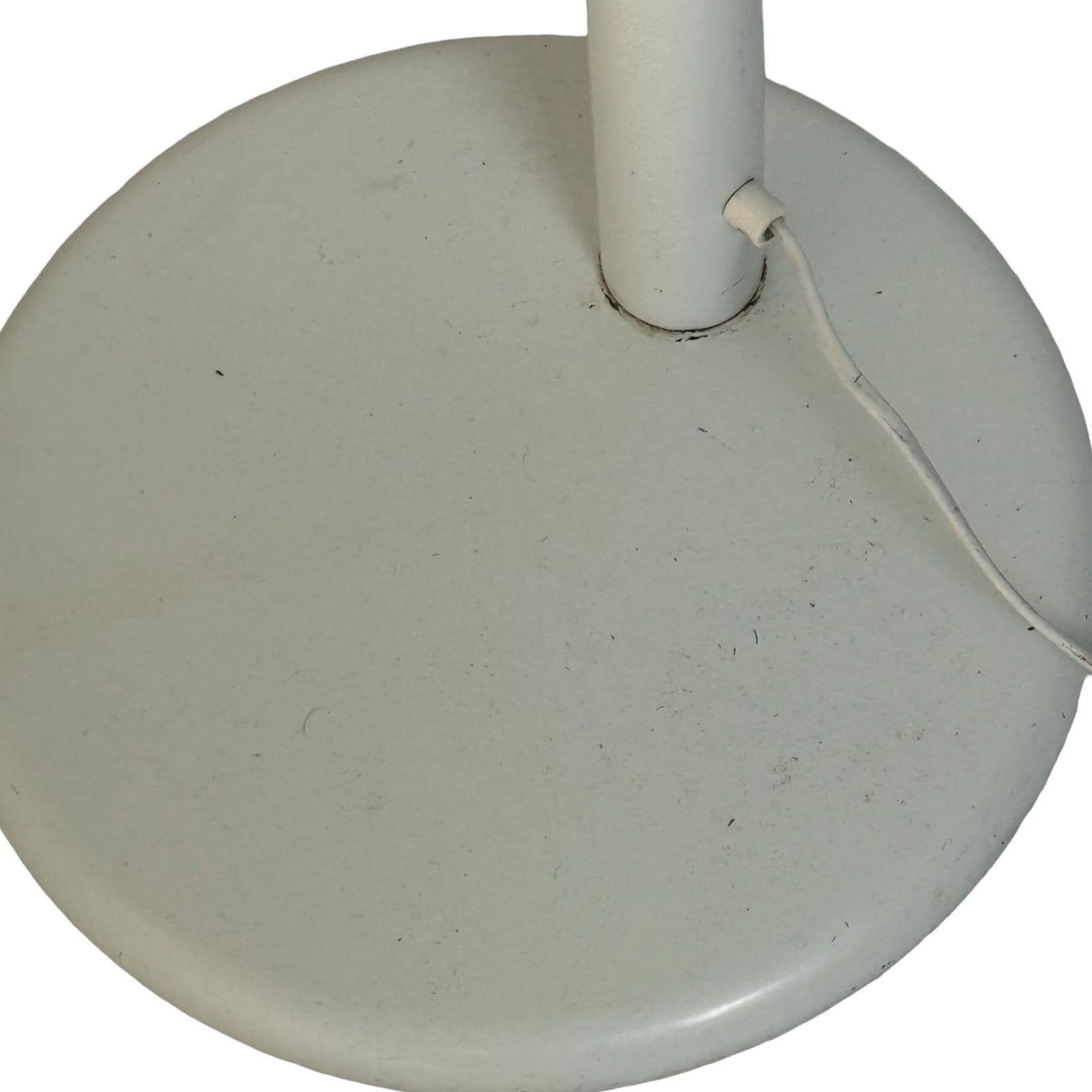 Dijkstra   Rare Model   Space Age Design / Mcm Floor Lamp With Acrylic Shade   White photo vintage