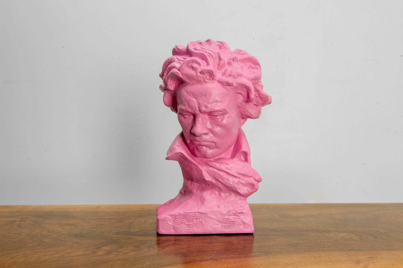 Gipsen buste Ludwig Van Beethoven Terracotta Model Pop Art Esthetiek, ca. 1890 photo buy