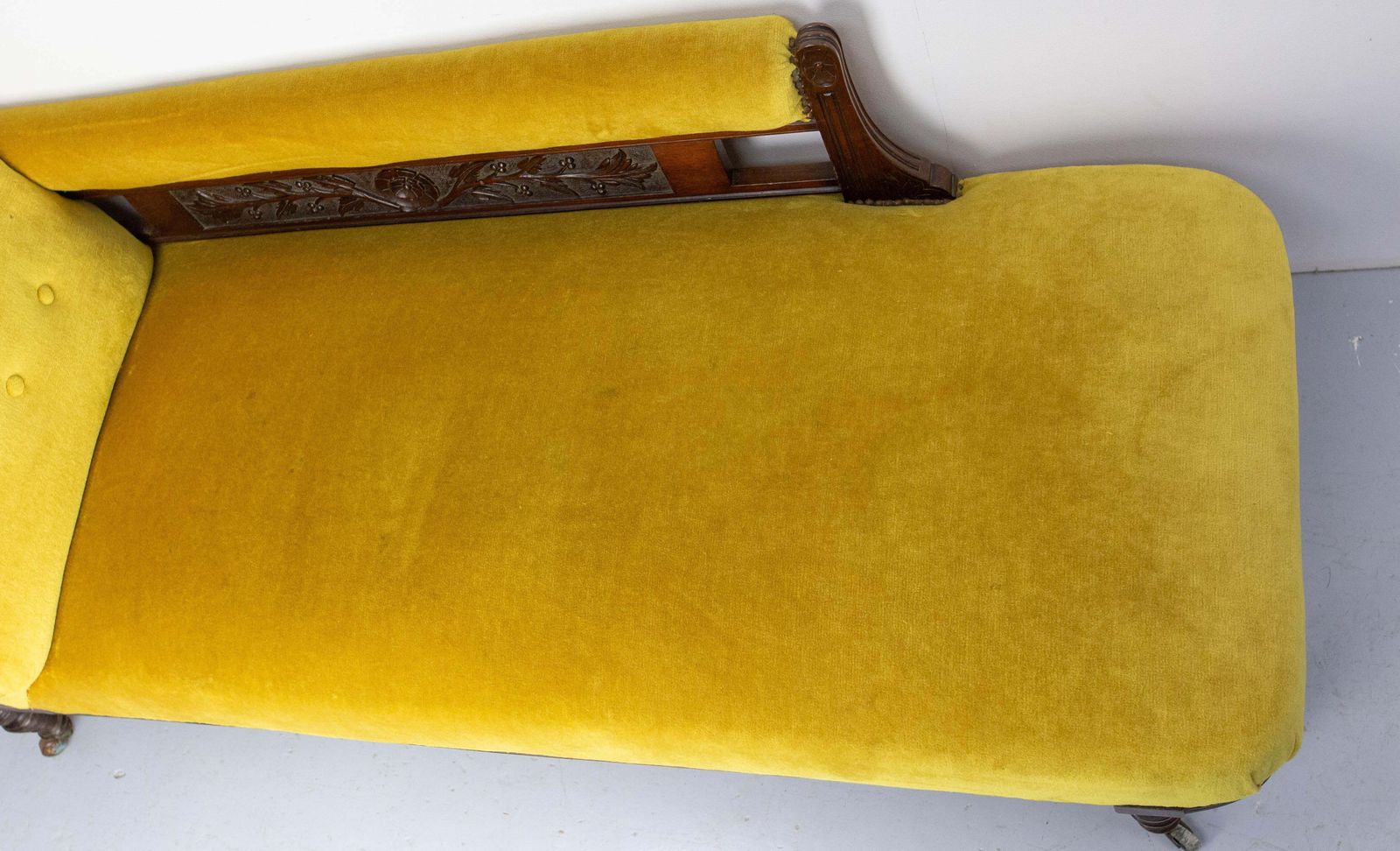French Restauration Bench Seat Wood Sofa Banquette Fabric Of Your Choise 19th C photo vinterior