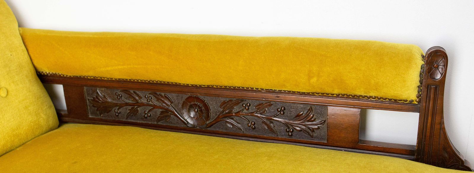 French Restauration Bench Seat Wood Sofa Banquette Fabric Of Your Choise 19th C photo buy