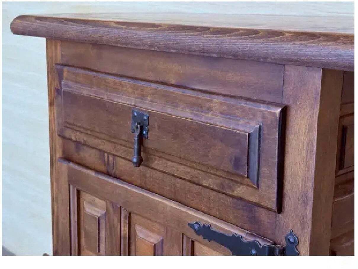Console espagnole étroite avec tiroir et porte, XXe siècle, 1920 photo vinterior