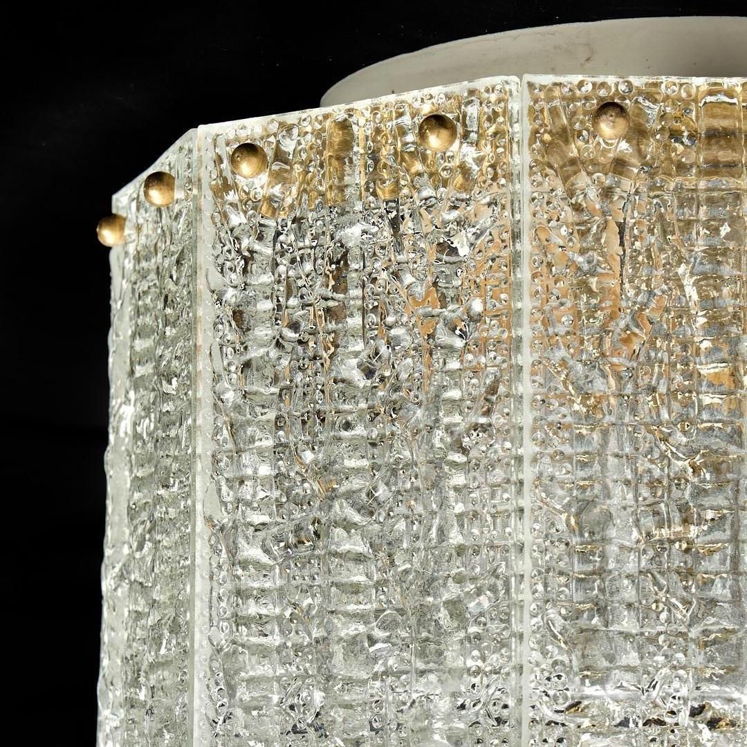 Glazen plafondlamp van Carl Fagerlund voor Orrefors Glassworks photo 964.0
