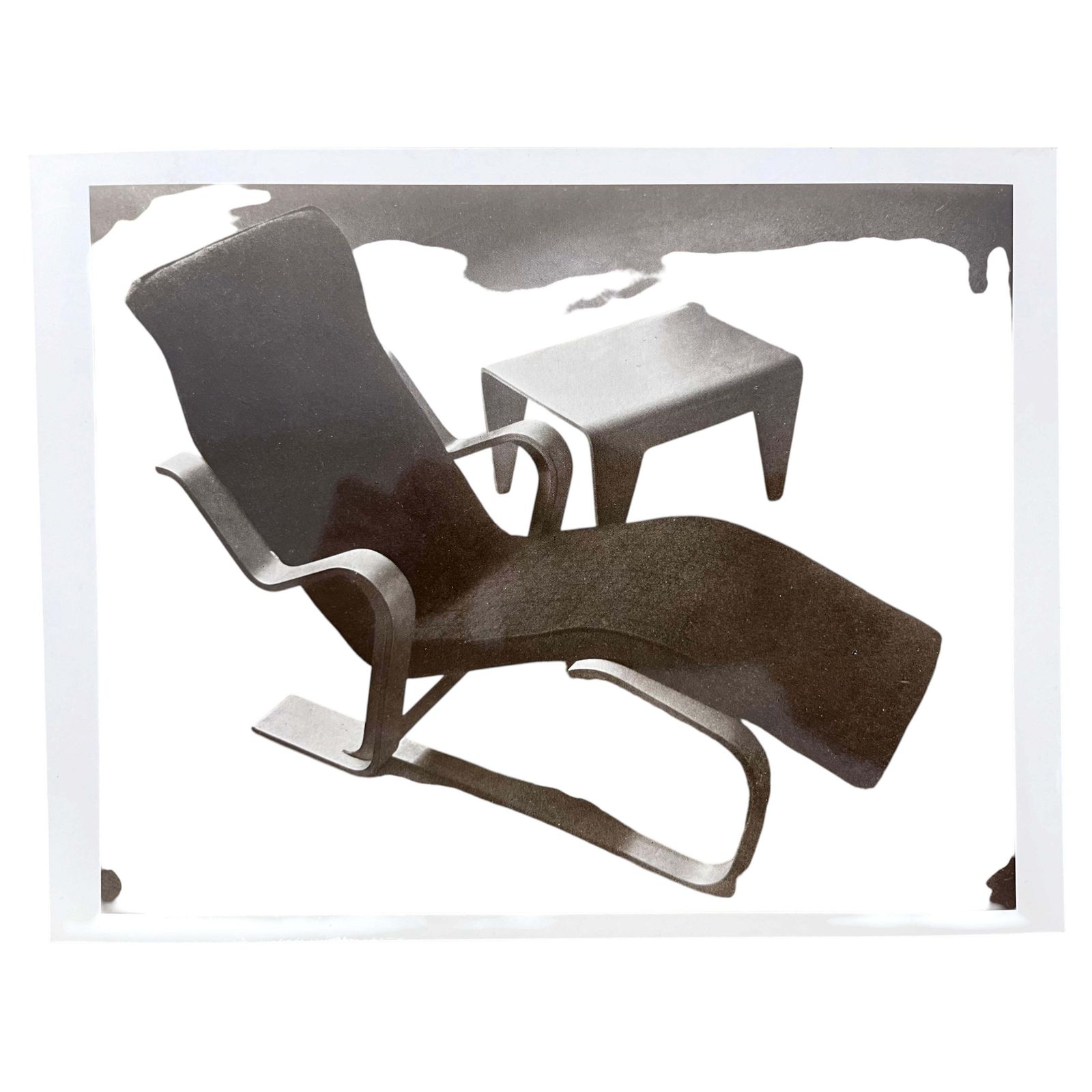 Original Photo Of Marcel Breuer Lounge Chair For Isokon   1950