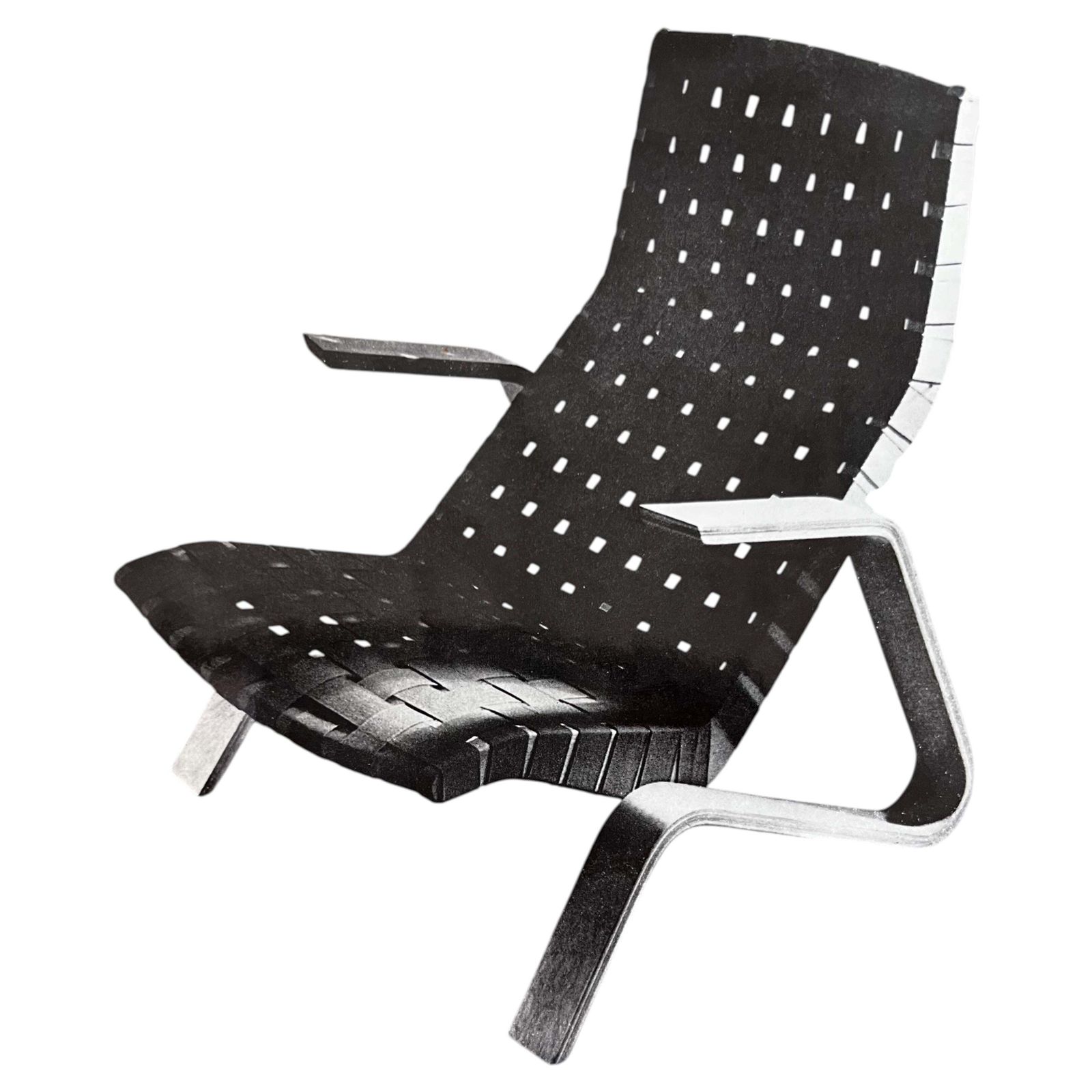 Original Photo Of Grasshopper Armchair By Eoro Saarinen For Knoll / USA, 1948