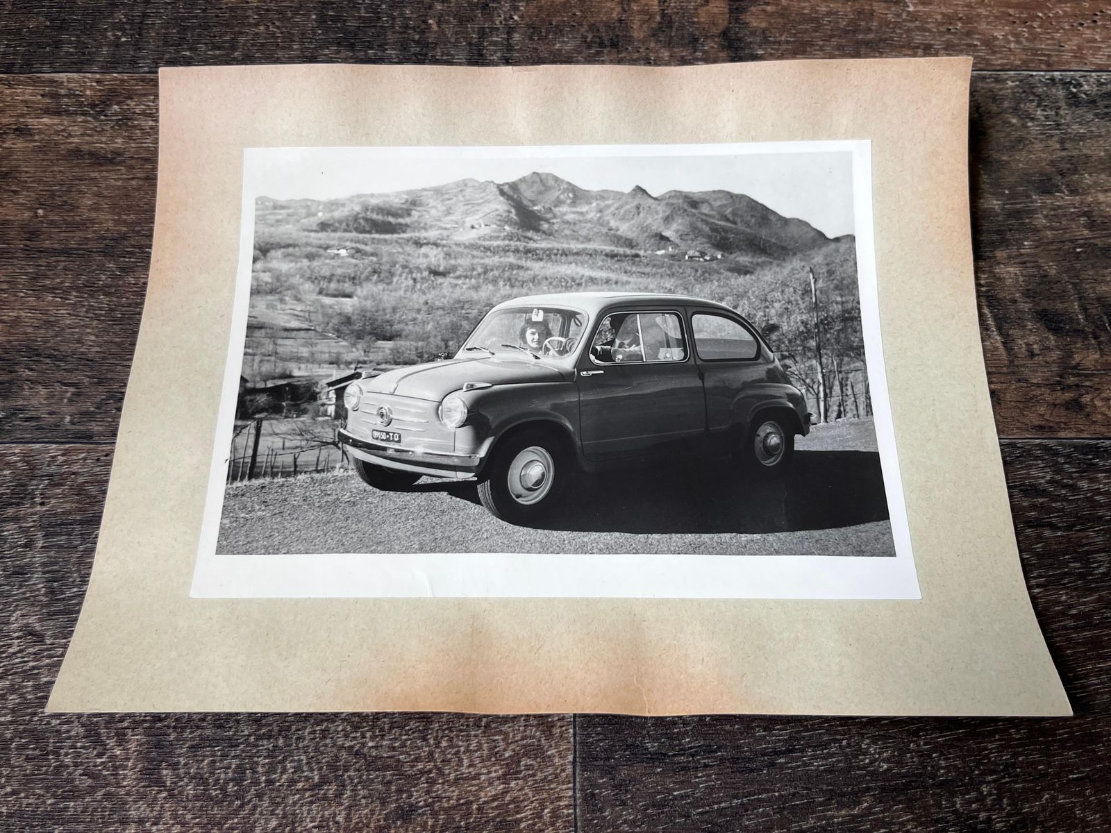 Originele foto van een Fiat, ca. jaren 1950 photo 99.0