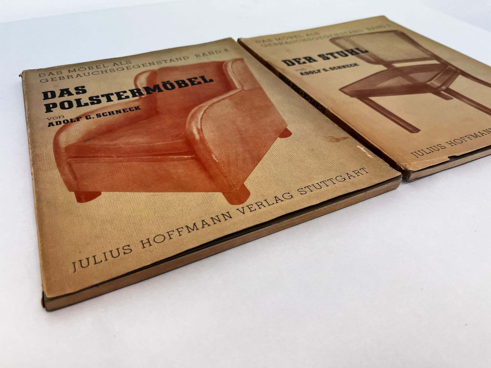 Das Möbel Als Gebrauchsgegenstand Band III+IV, Adolf G. Schneck, années 1930 photo Décoration