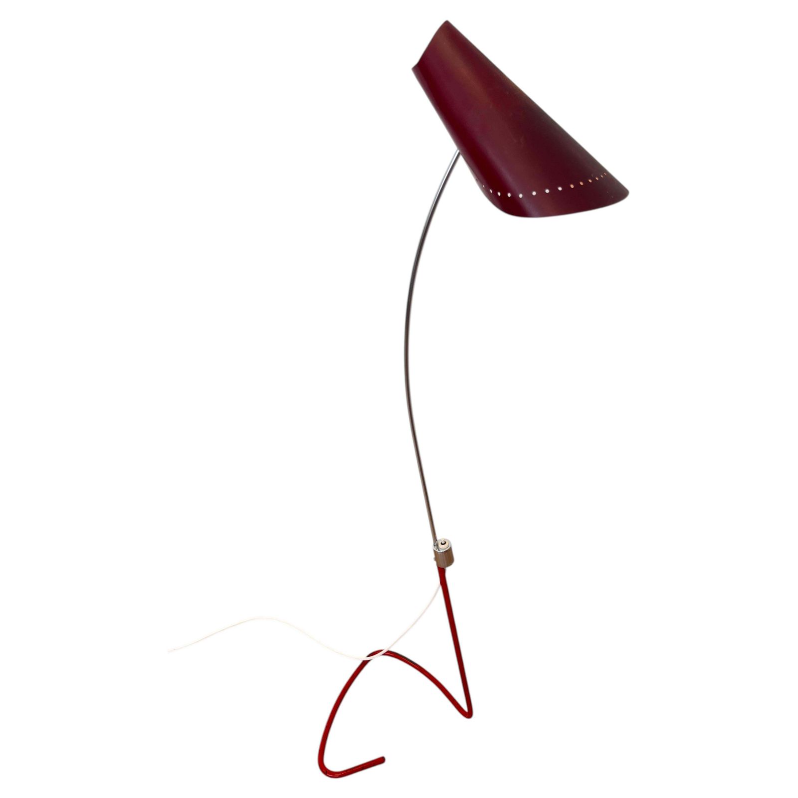 Lampadaire mid-century au design organique par Josef Hůrka, années 1960 / Napako