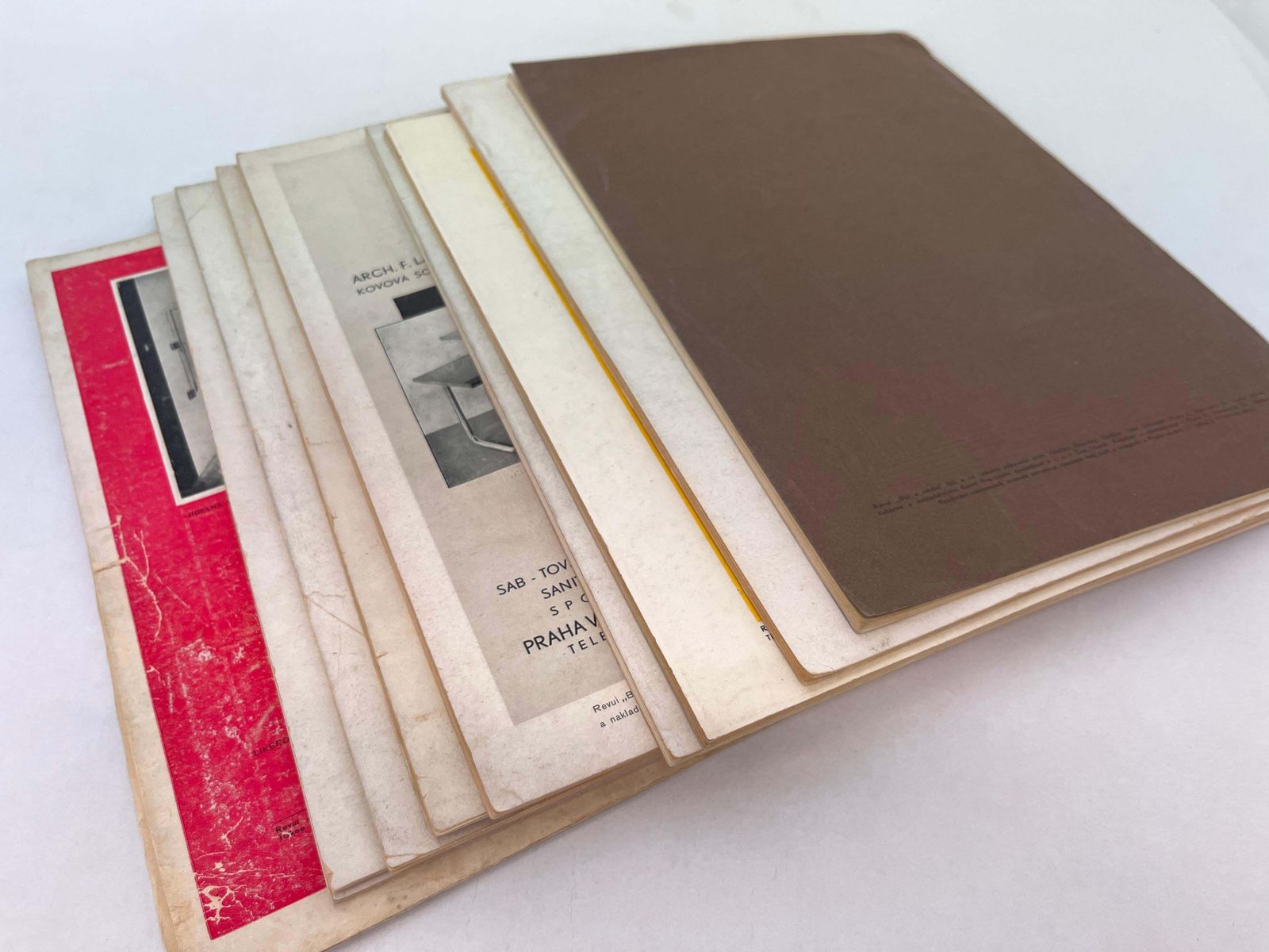 Uiterst zeldzame set tijdschriften Byt A Umeni 1930s / Avantgarde photo buy