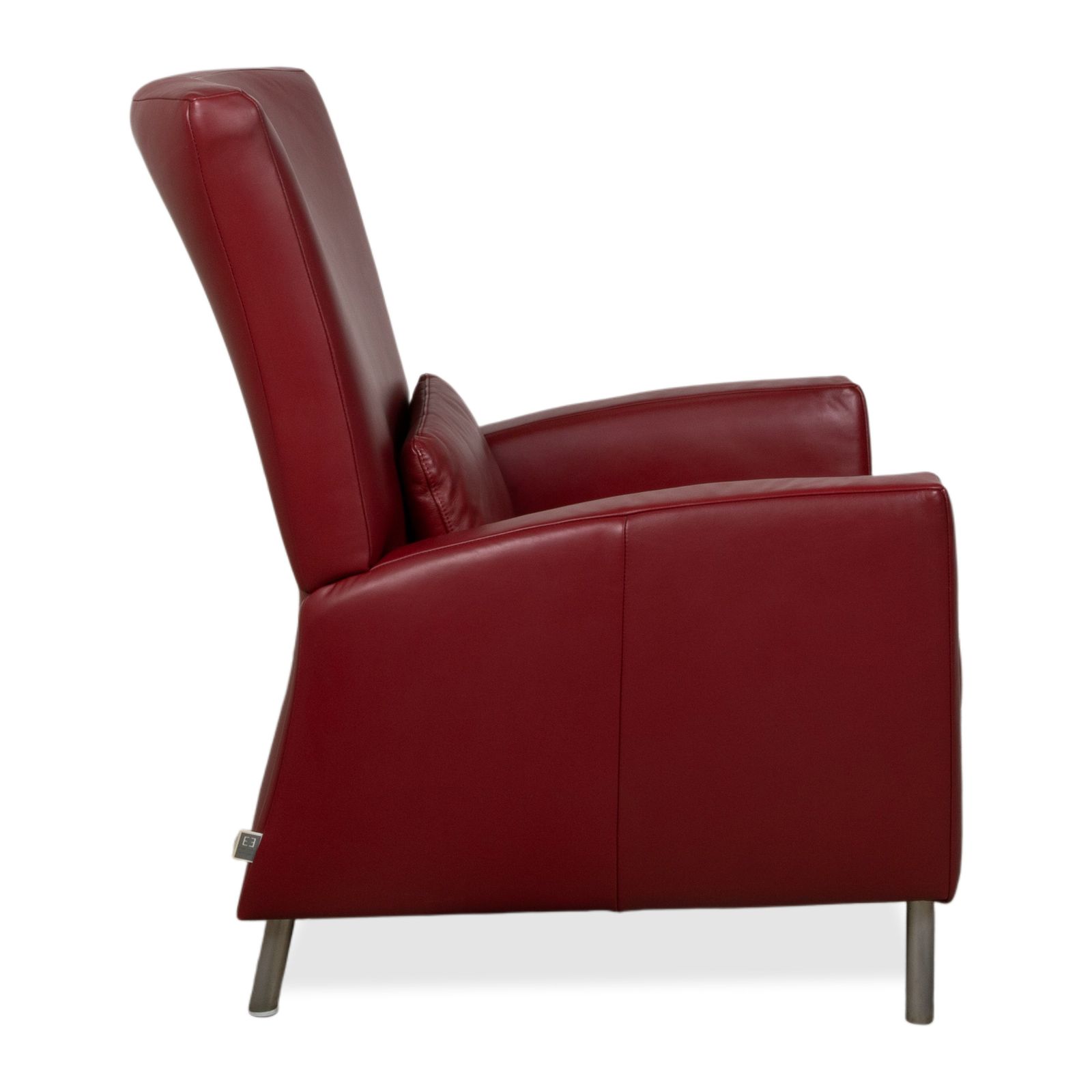 photo for sale Ewald Schillig Leather Armchair Red Bordeaux