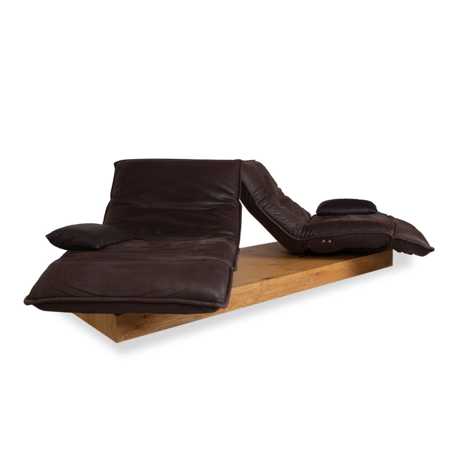 Koinor Free Motion Epos 3 Leren Tweezitter Bruin Elektrische Relaxfunctie Bank photo Meubels