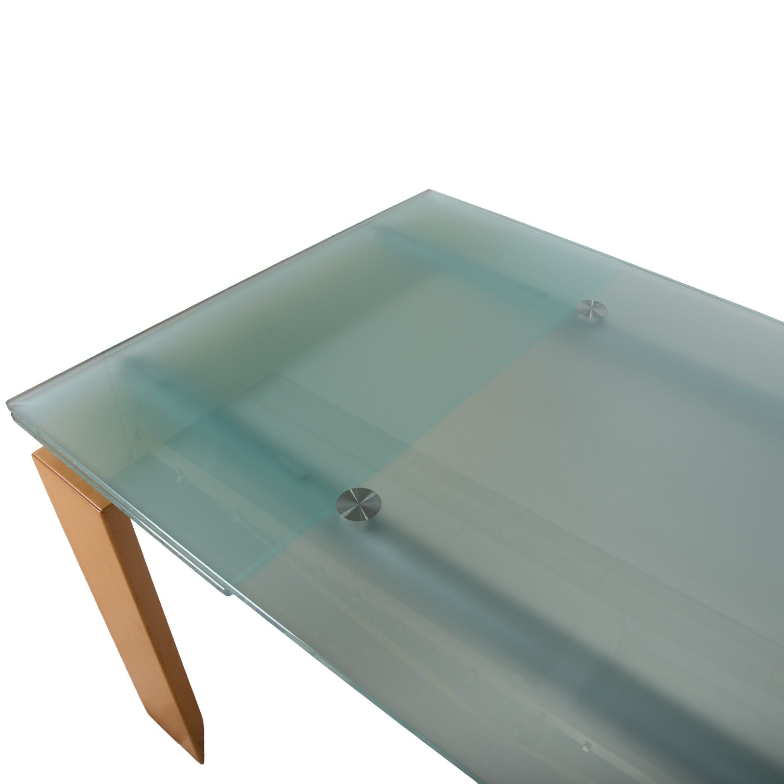 Table à manger Desalto Stilt en bois et verre, fonction d'extension manuelle photo 3688.0