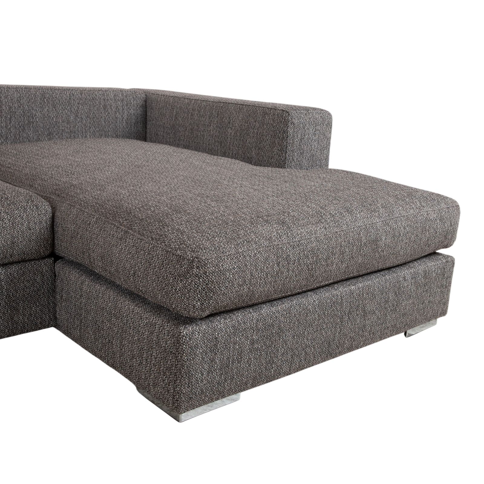 Canapé d'angle BoConcept Cenova en tissu gris photo vinterior