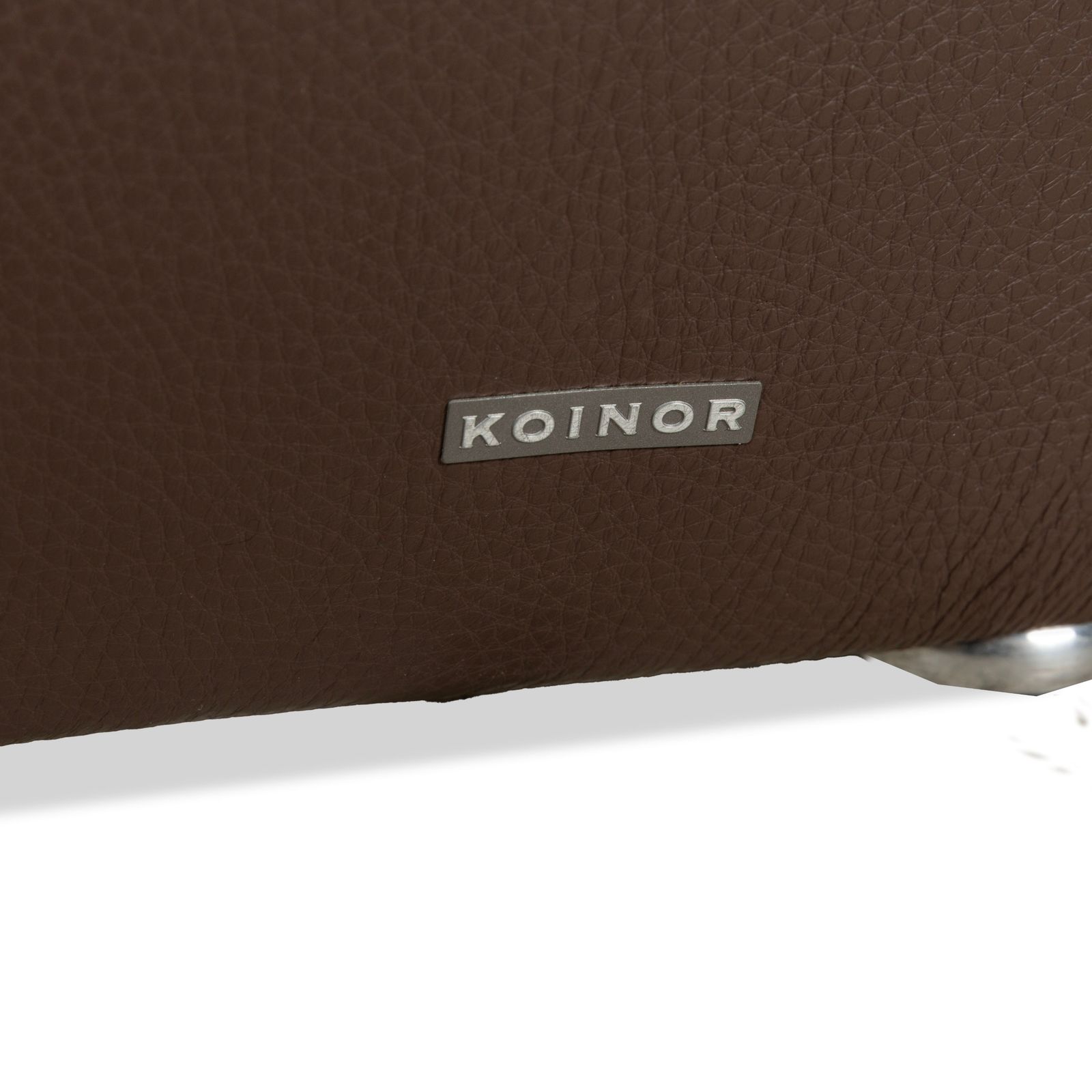 photo furniture Canapé d'angle Koinor Raoul en cuir, marron gris