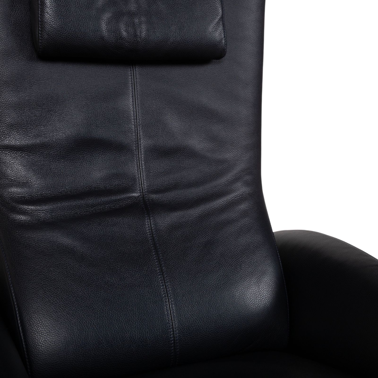 Fauteuil FSM Mate en cuir noir, fonction électrique, batterie photo 3688.0