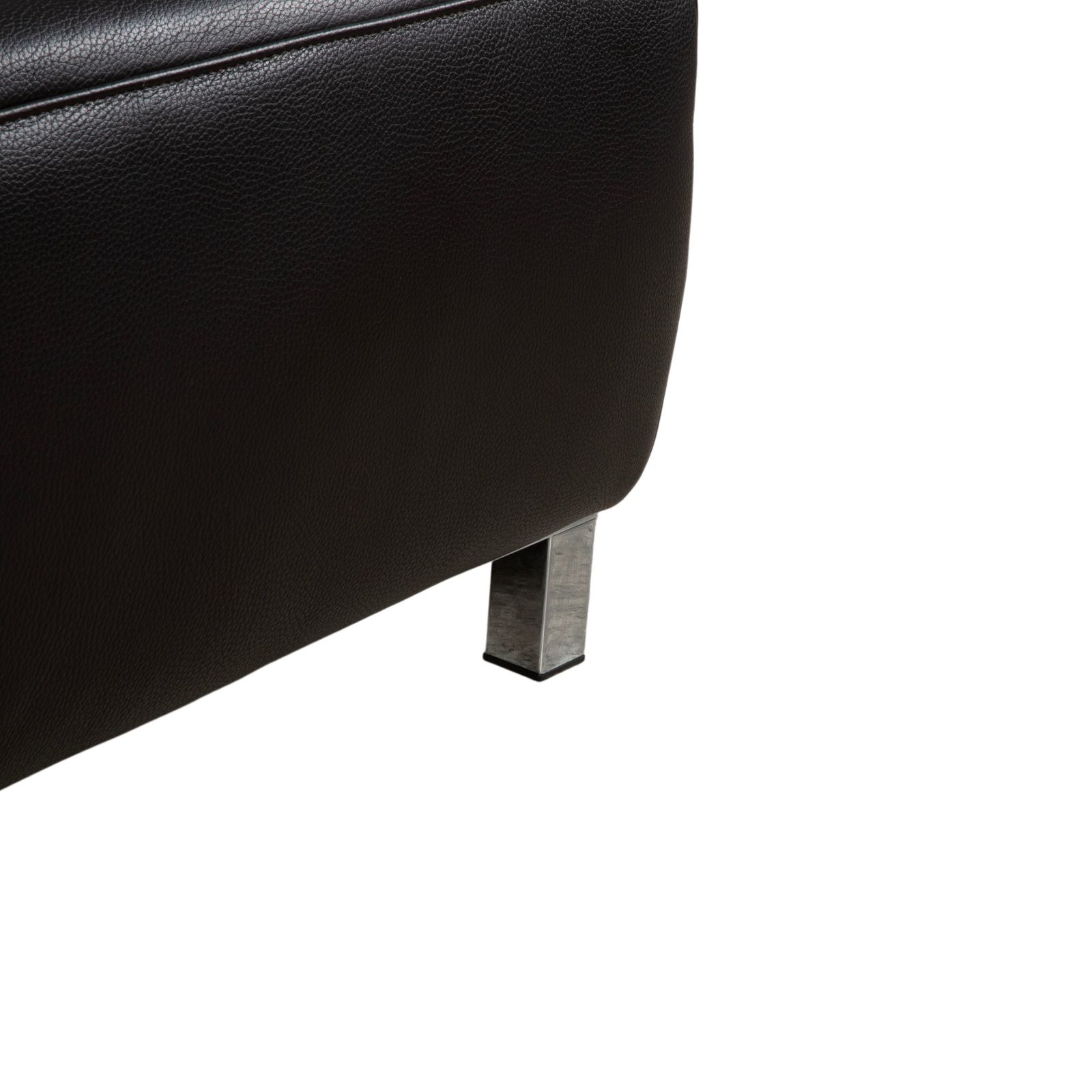 Canapé d'angle Ewald Schillig Butterfly en cuir noir, fonction manuelle photo buy