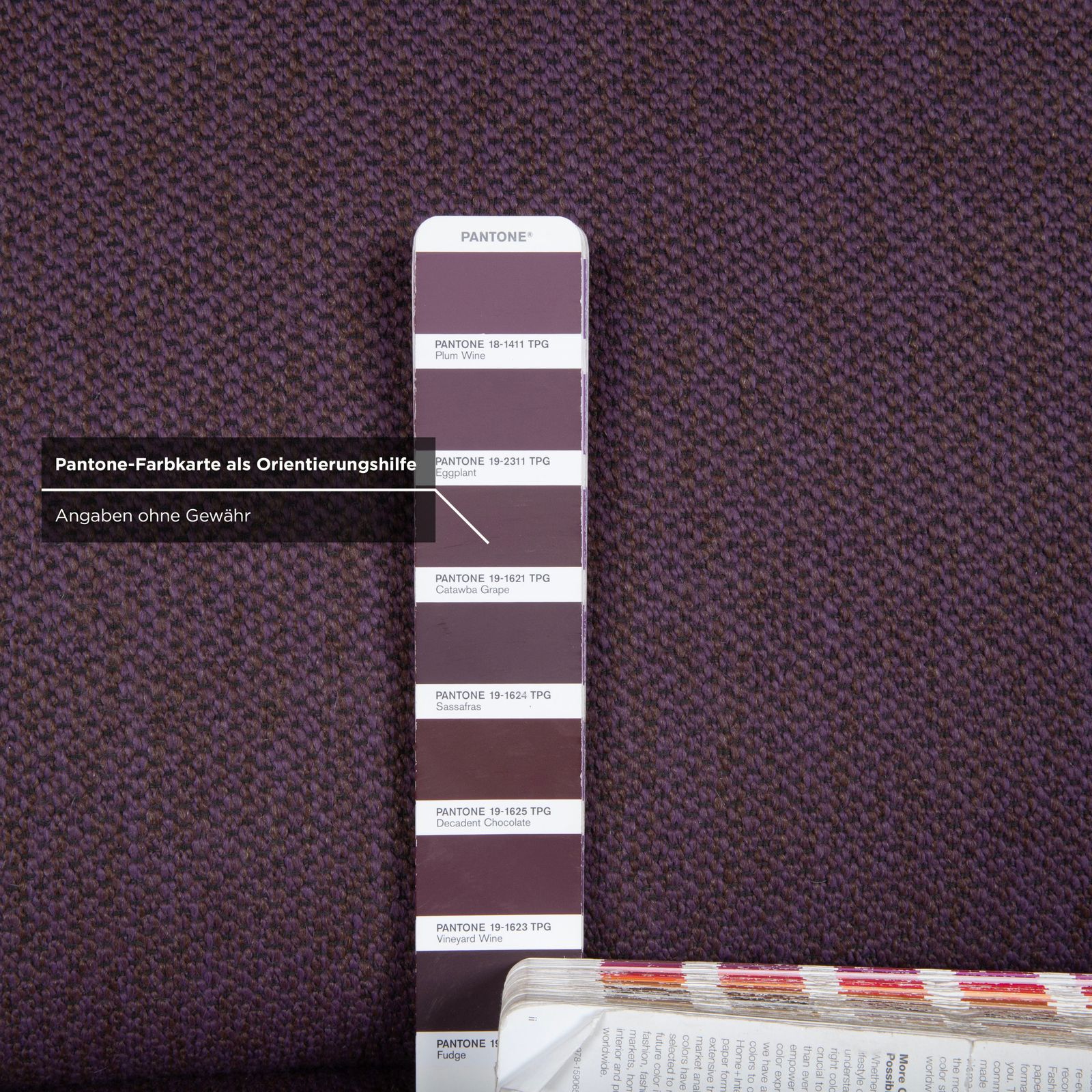 Canapé 2 places Ewald Schillig Flex Plus en tissu, violet photo vintage