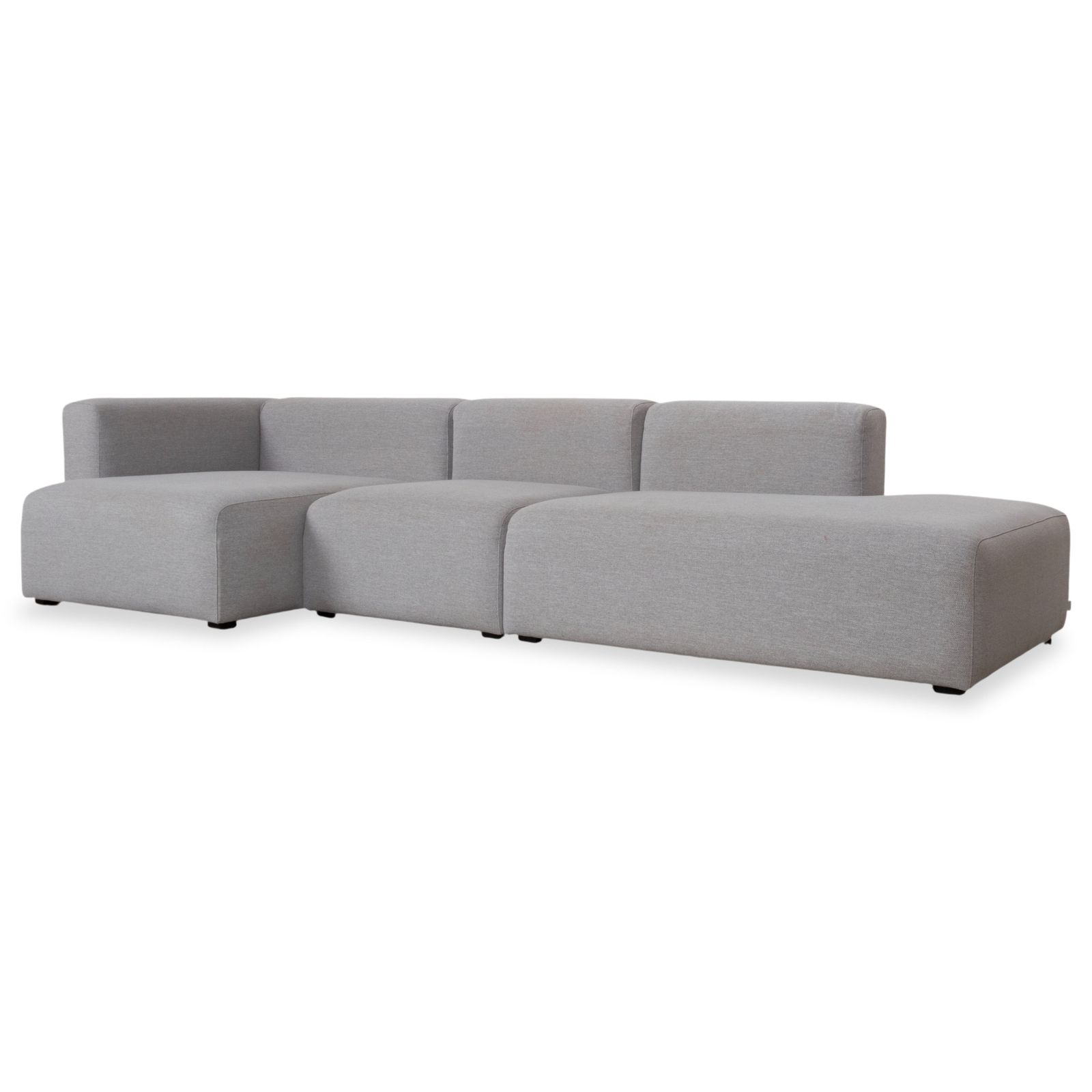 Hay Mags Fabric Corner Sofa Grey