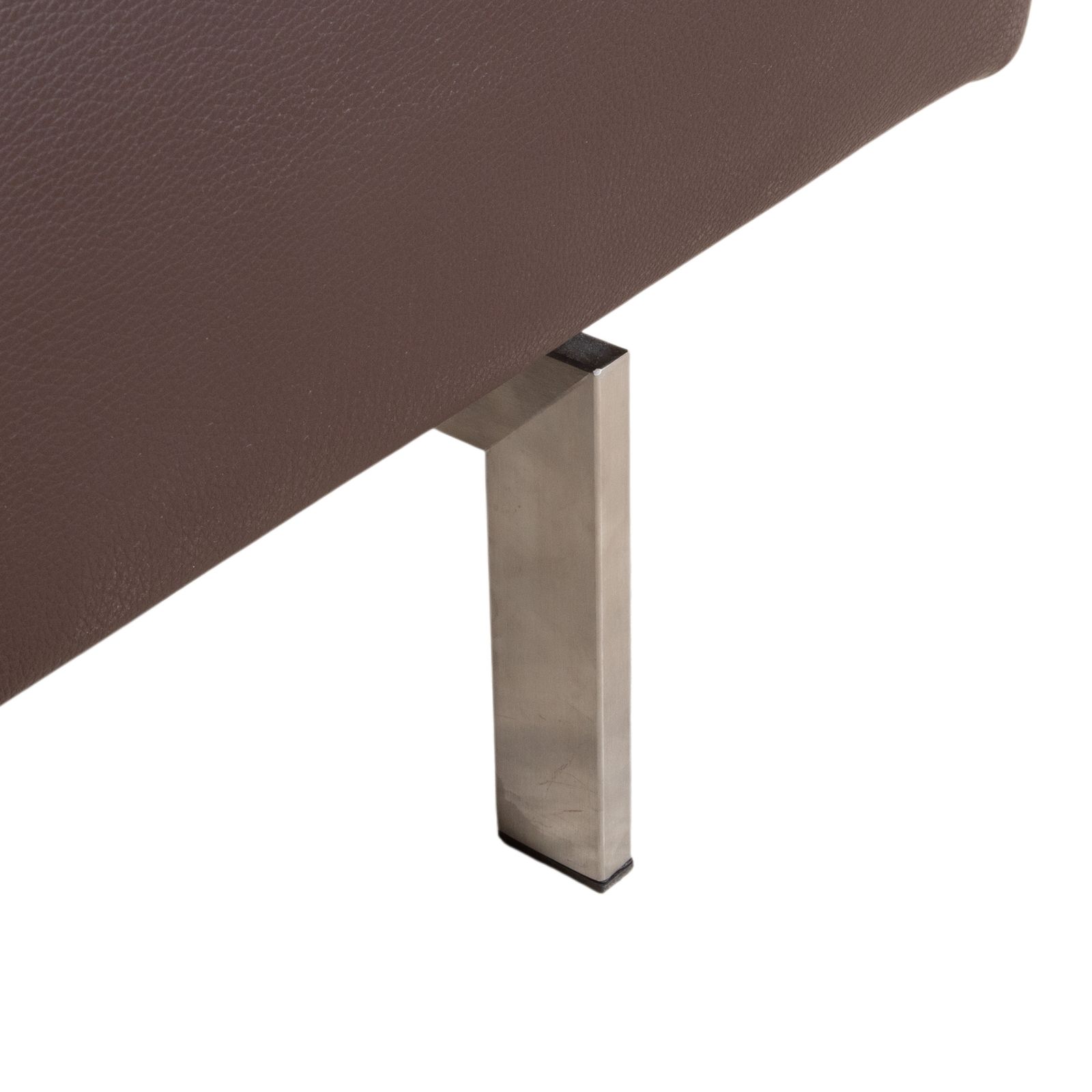 Tabouret Rolf Benz Dono 6100 en cuir marron photo for sale