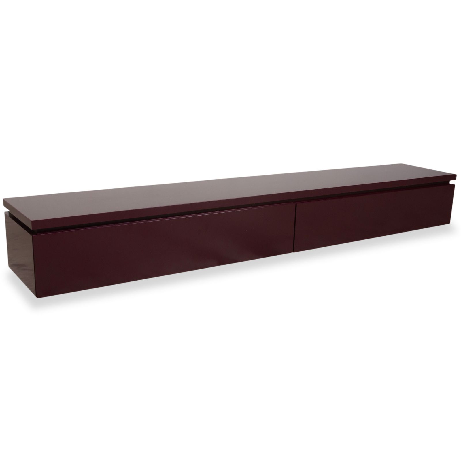 Interlübke Cube Dressoir Paars Aubergine Wandgemonteerde Plank