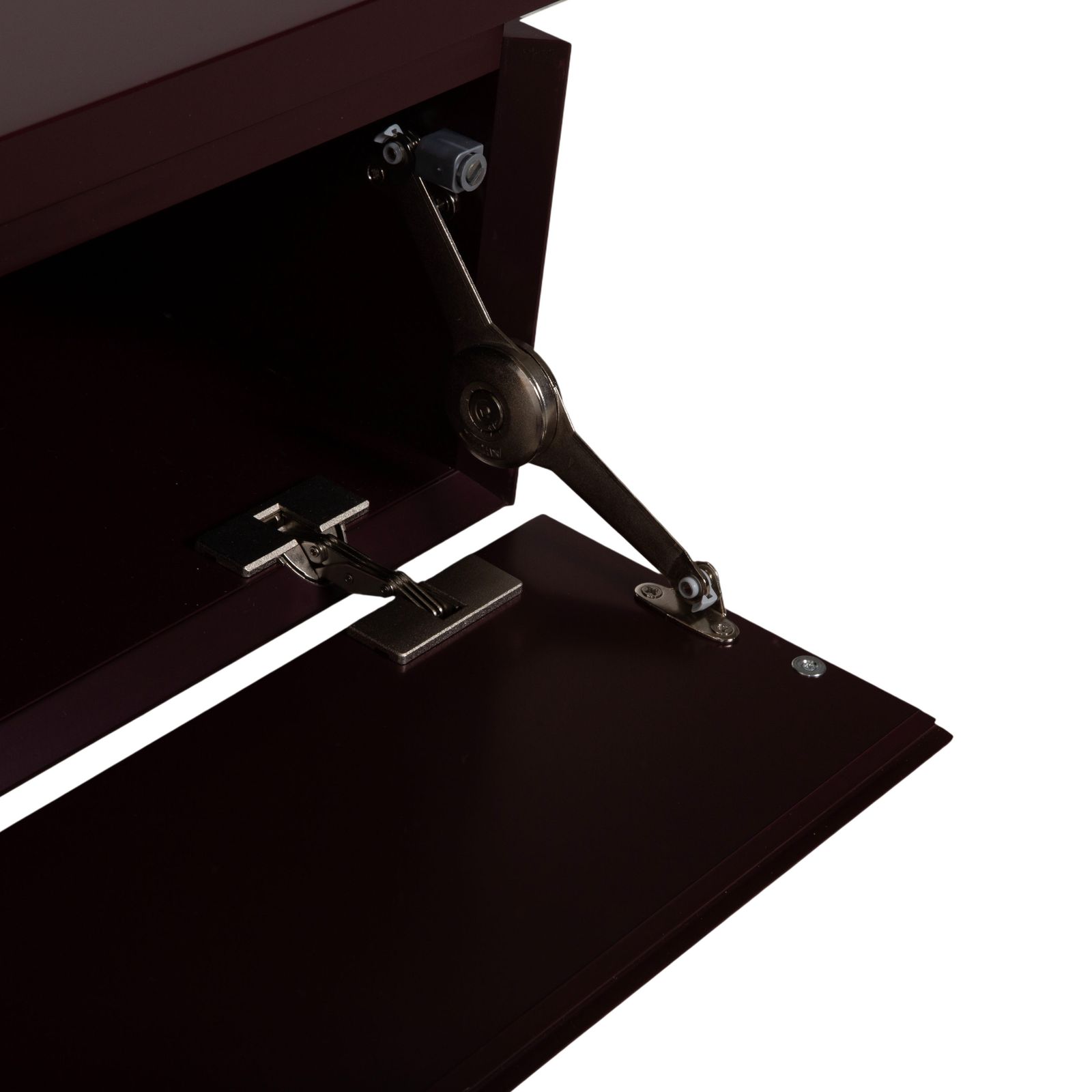 Interlübke Cube Dressoir Paars Aubergine Wandgemonteerde Plank photo vinterior