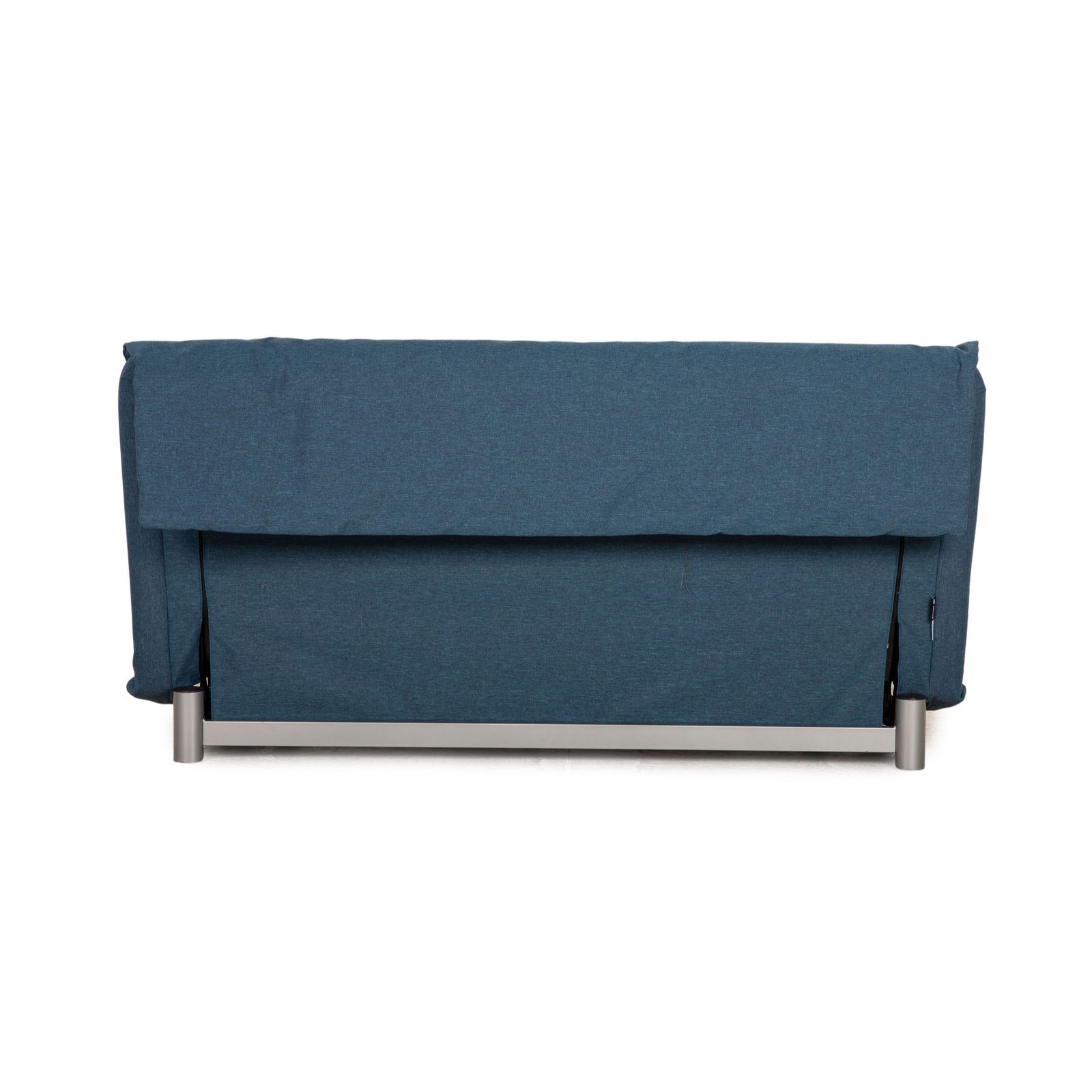 Canapé 3 places Ligne Roset Multy en tissu, retapissé, bleu photo vinterior