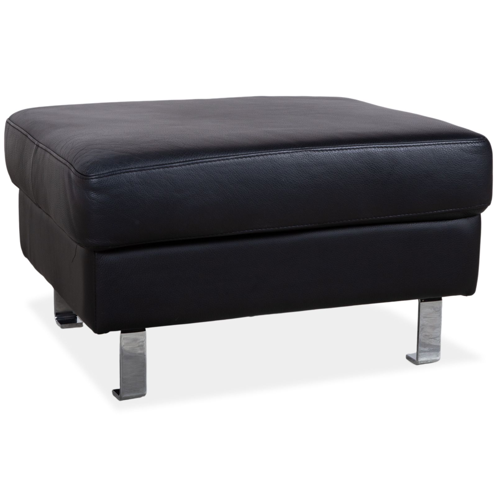Boconcept Indivi Set Leather Two Seater Stool Black Couch photo 2010.0