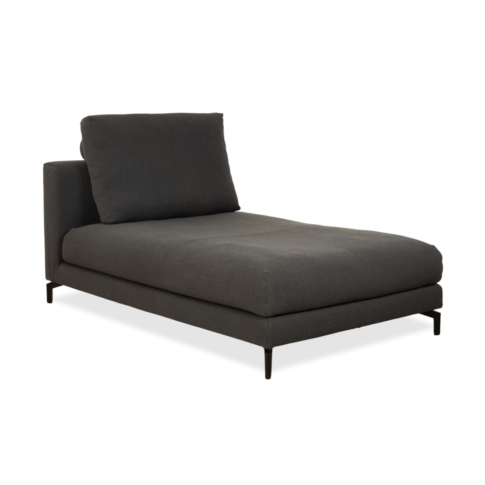 Méridienne Rolf Benz Nuvola en tissu, gris anthracite photo for sale