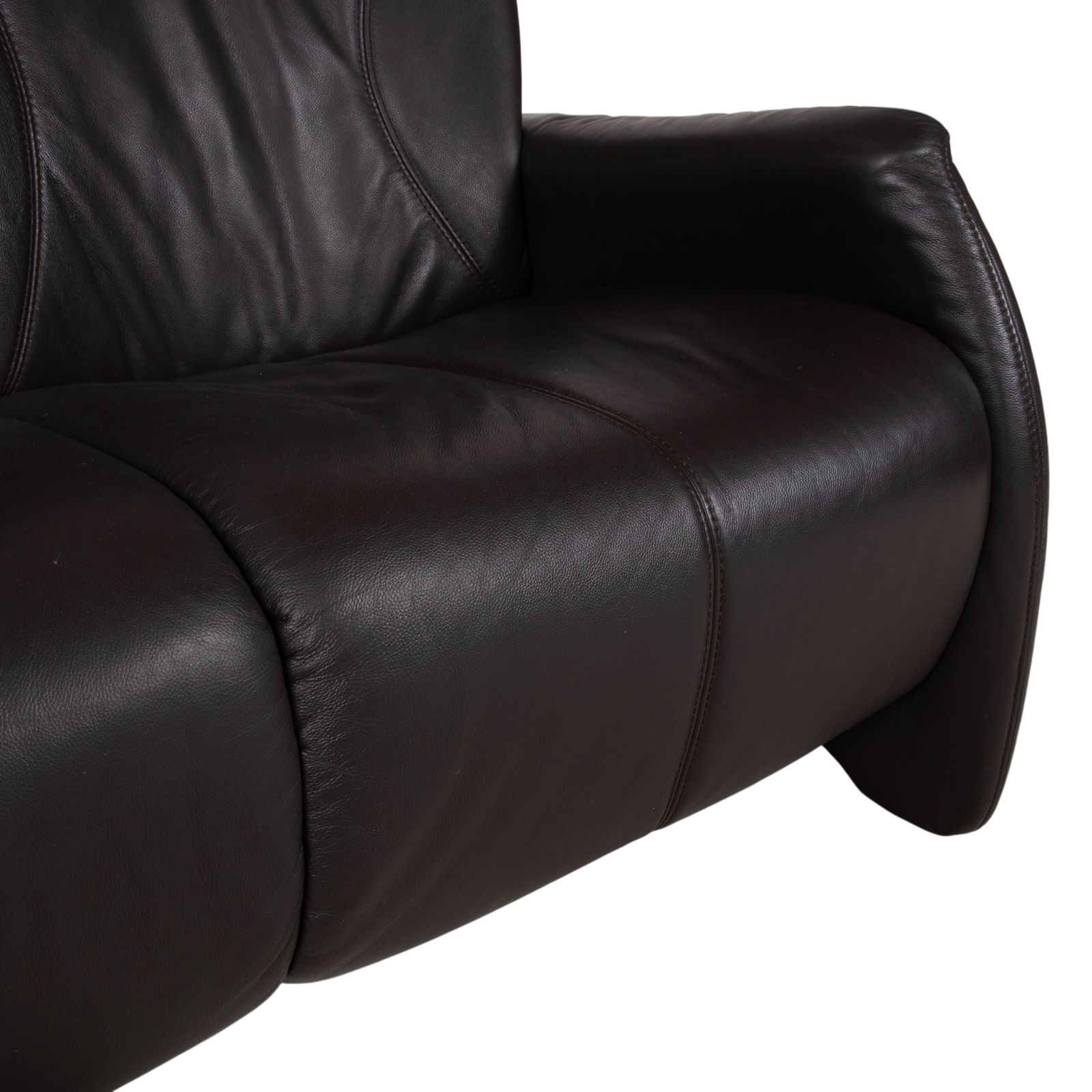 Himolla Set 4571 Cumuly Leren Driezitsbank Fauteuil Antraciet Grijs Couch Manuele Functie Relaxfunctie photo buy