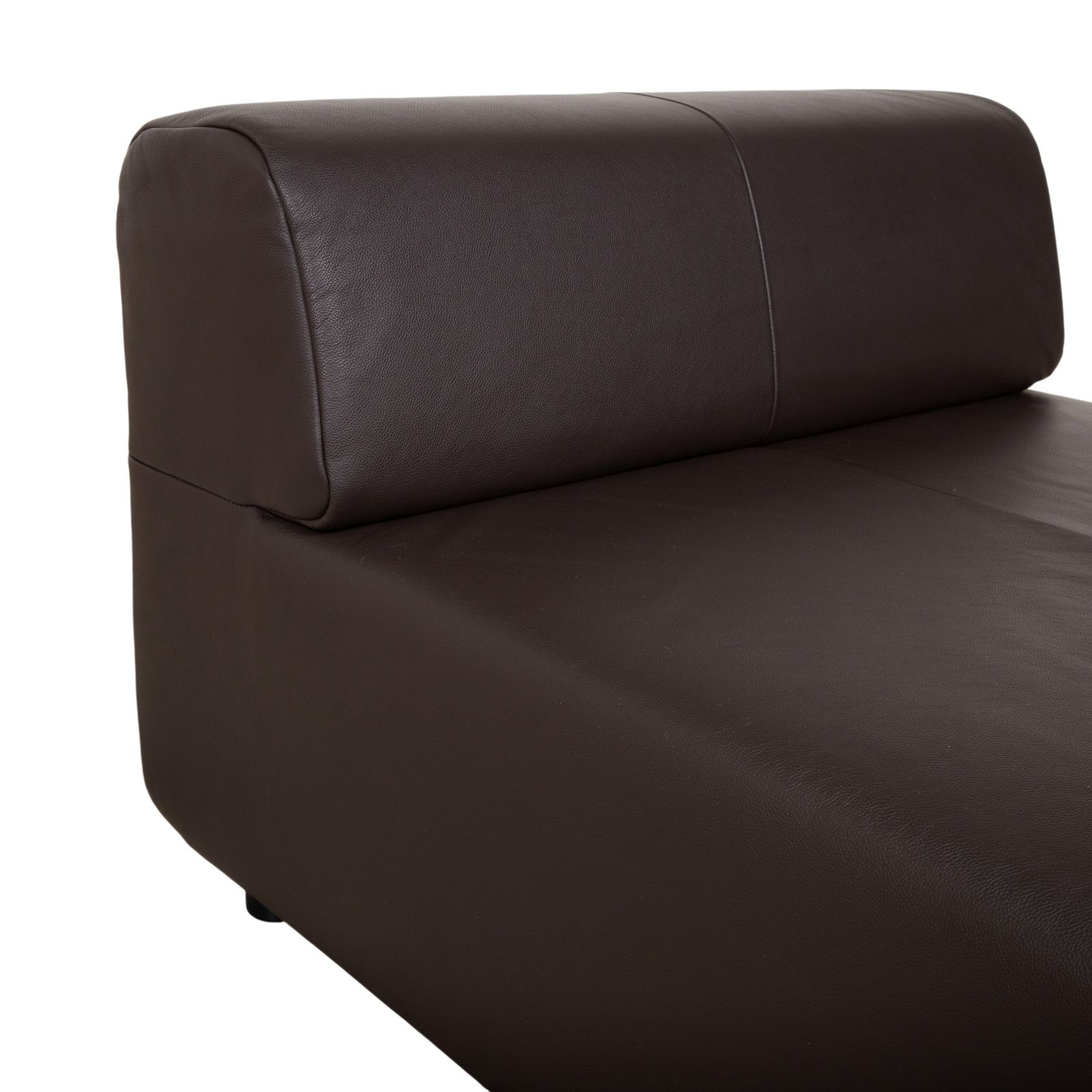 Lot de 3 fauteuils Rolf Benz Freistil 185 en cuir marron moka photo vinterior