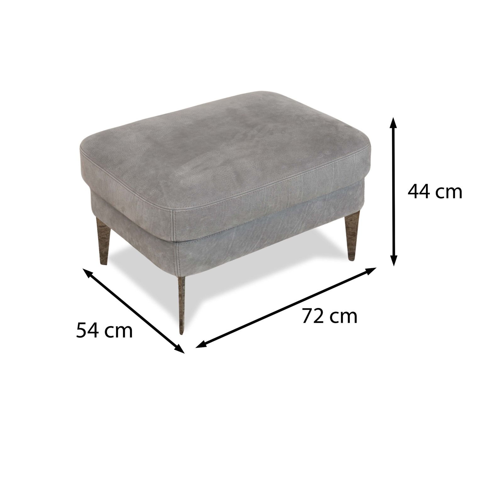 Ensemble de fauteuils Cierre Boheme en cuir, gris photo 7254.0