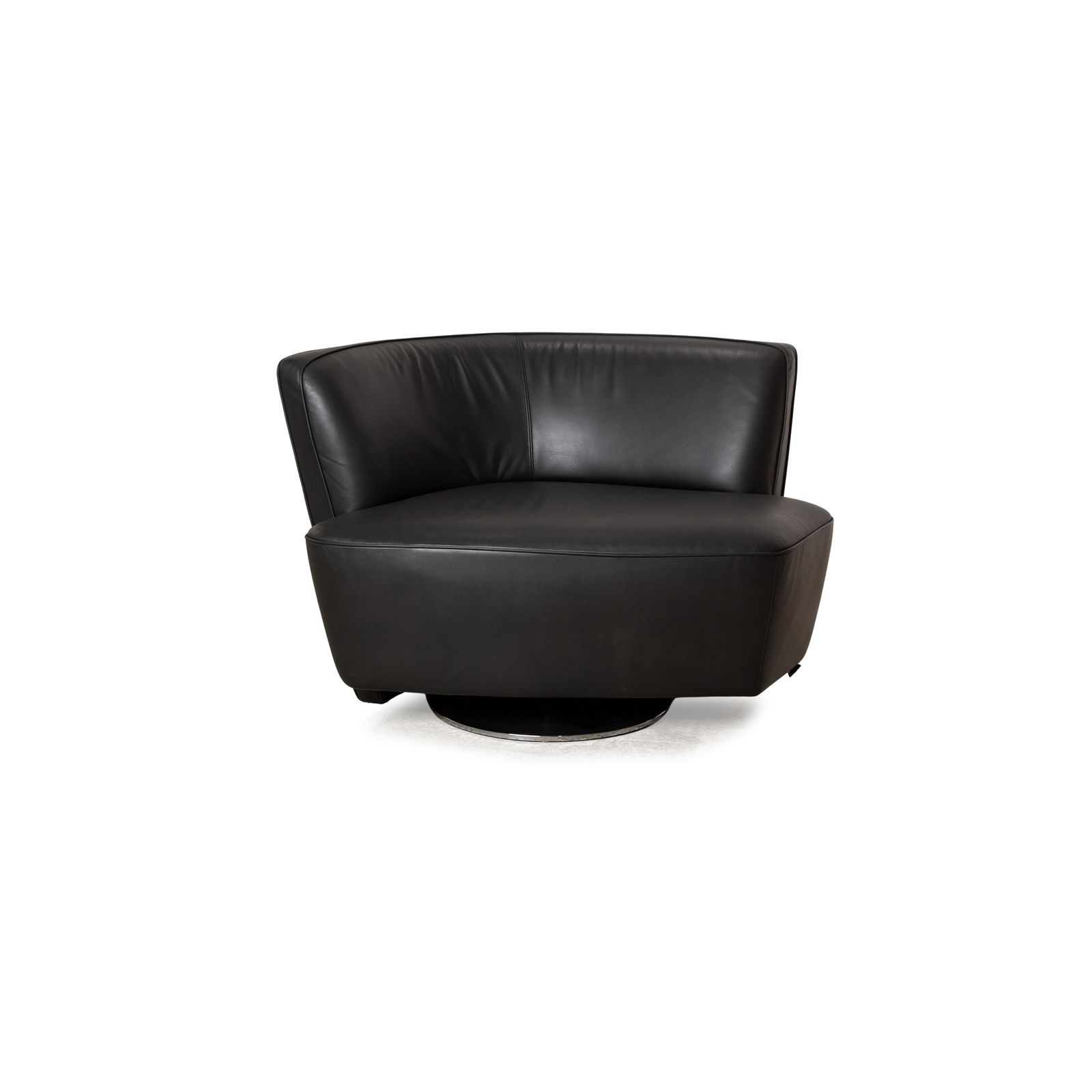 photo for sale Walter Knoll Drift Leren Fauteuil Set Zwart Manuele Draaifunctie