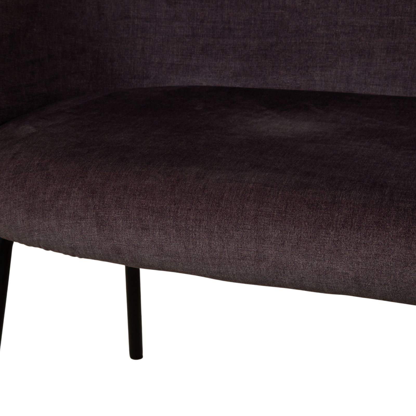 photo for sale Set van 4 Freifrau Ona stoelen met bekleding en banken, bruin en grijs met patroon
