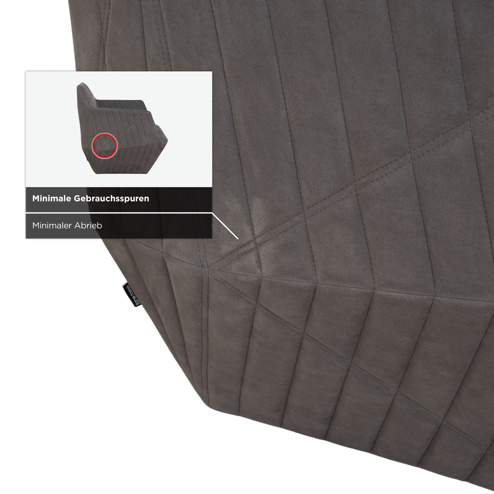 Meubels Ligne Roset Facet Fabric Fauteuil Set Grijs photo