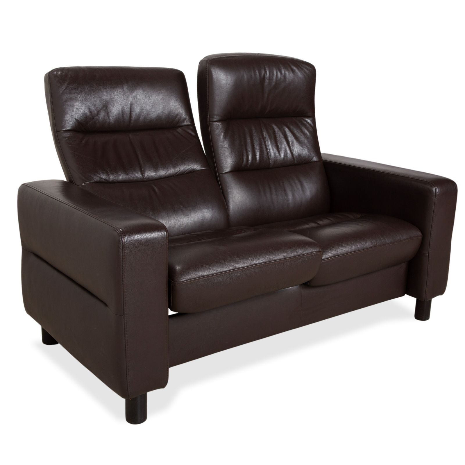 Stressless Wave Leren Driezitter Bruin Espresso Handmatige Functie Bank photo 3329.0