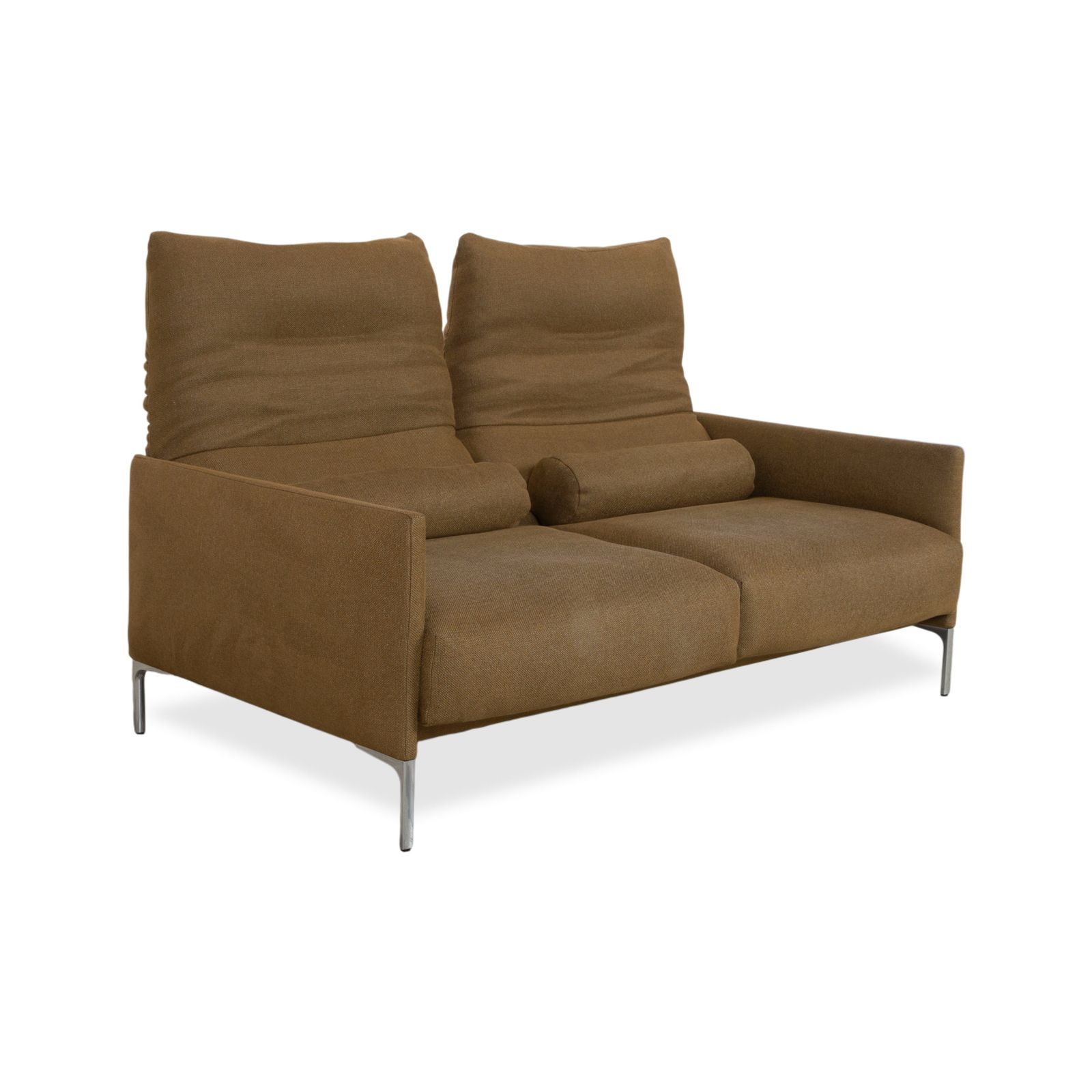 Ensemble canapé COR Avalanche en tissu, 3 places et 2 places, brun, bronze, rouge, fonction manuelle photo vinterior