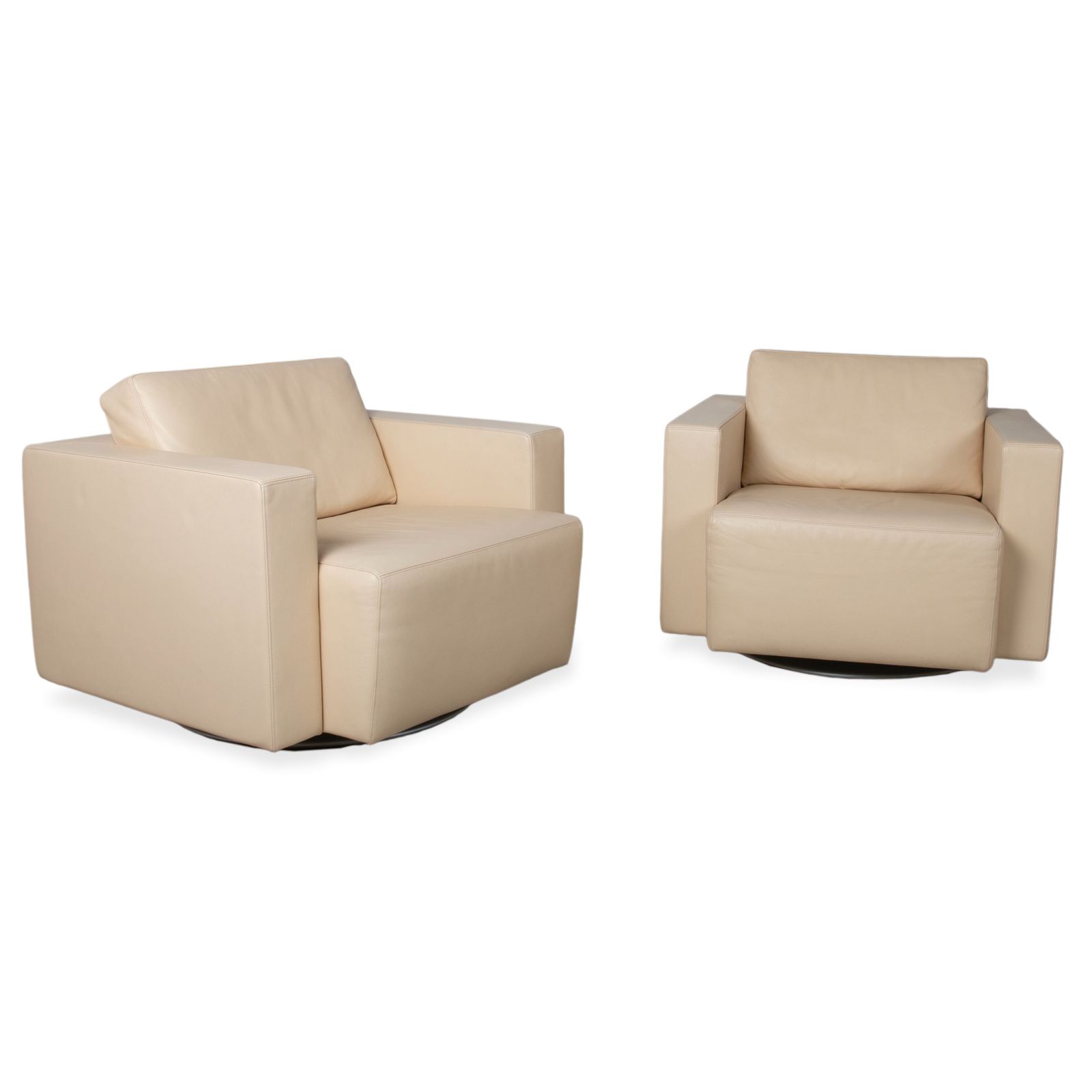 Walter Knoll Nelson Leather Armchair Cream Beige