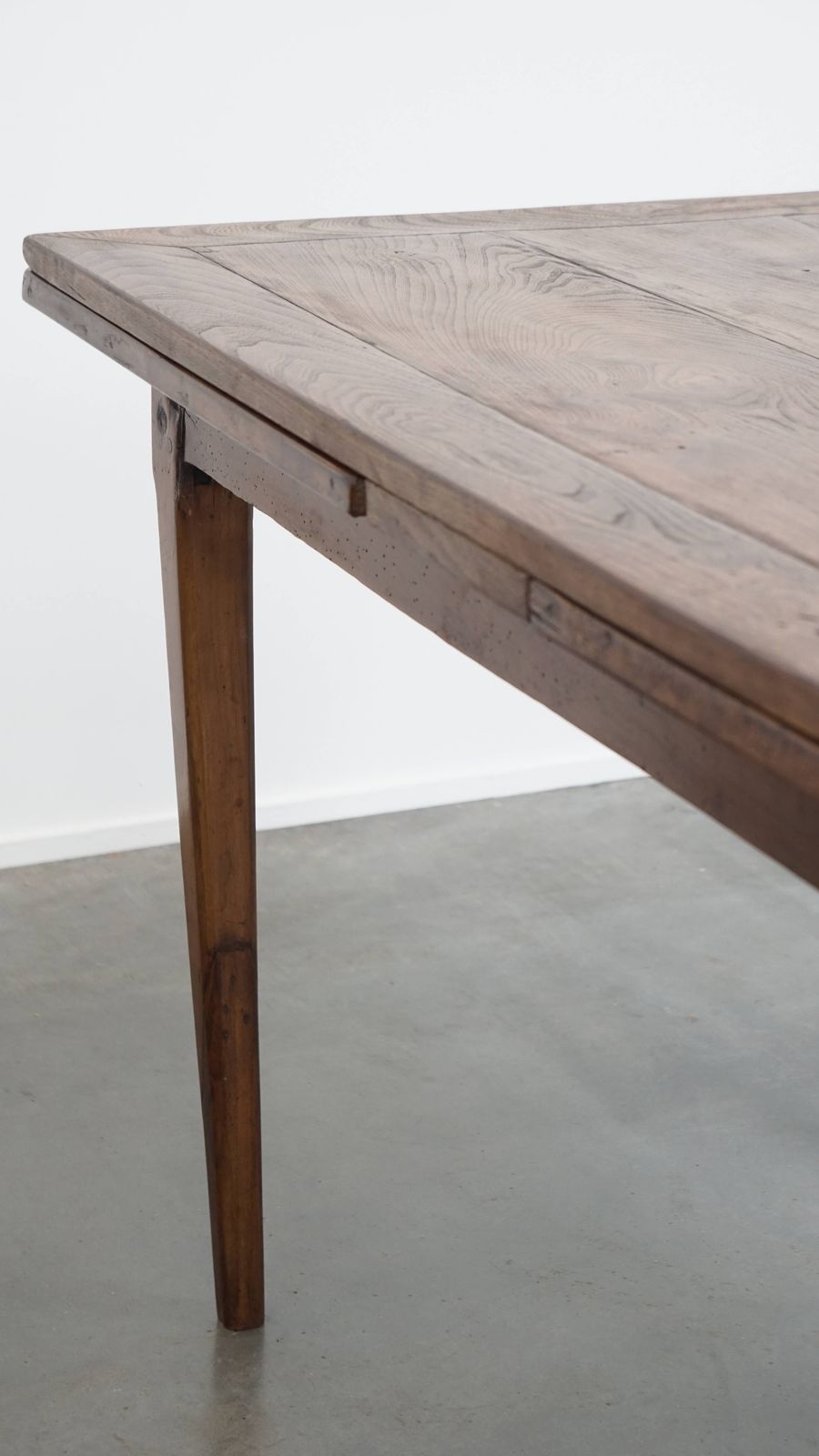 2519.0 Functional And Beautiful Antique English Extendable Dining Table Made Of Elm And Cherry Wood photo