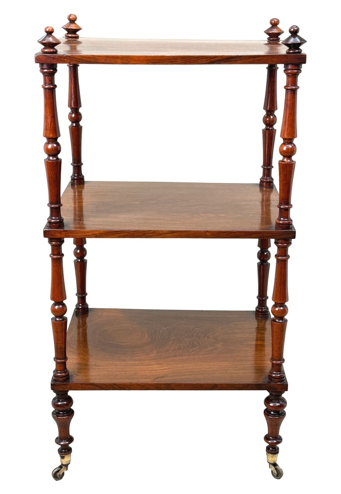 photo vinterior Mid 19th Century Small Rosewood étagère Whatnot (England, Circa 1840)
