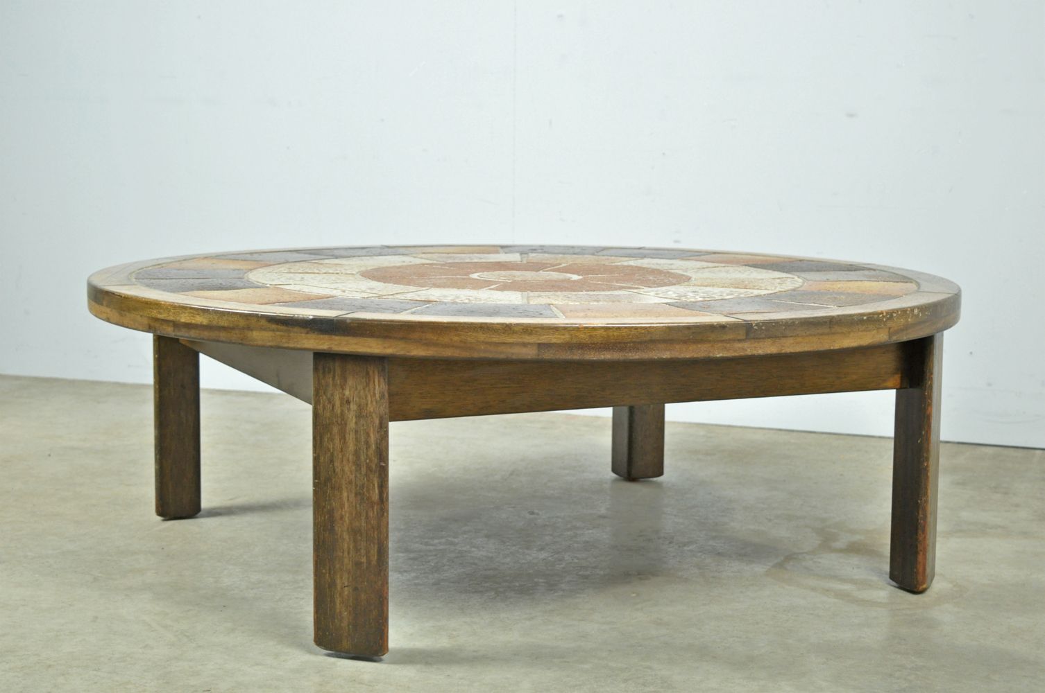 Danish Ceramic Tue Poulsen Vintage Coffee Table, 1960s photo 1295.0