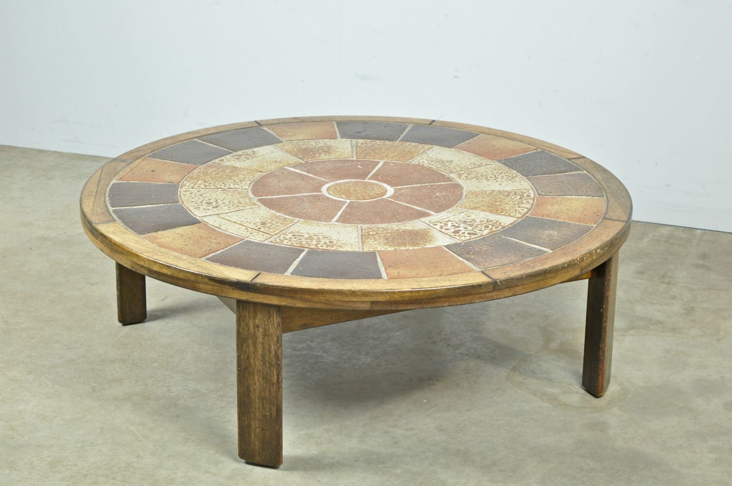 Deens keramiek Tue Poulsen vintage salontafel, jaren 1960