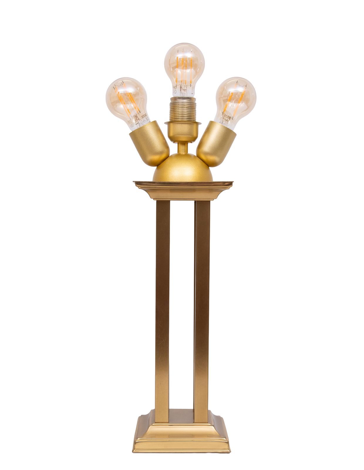 Form Leuchten Hollywood Brass Table Lamps 1970s Germany photo vintage