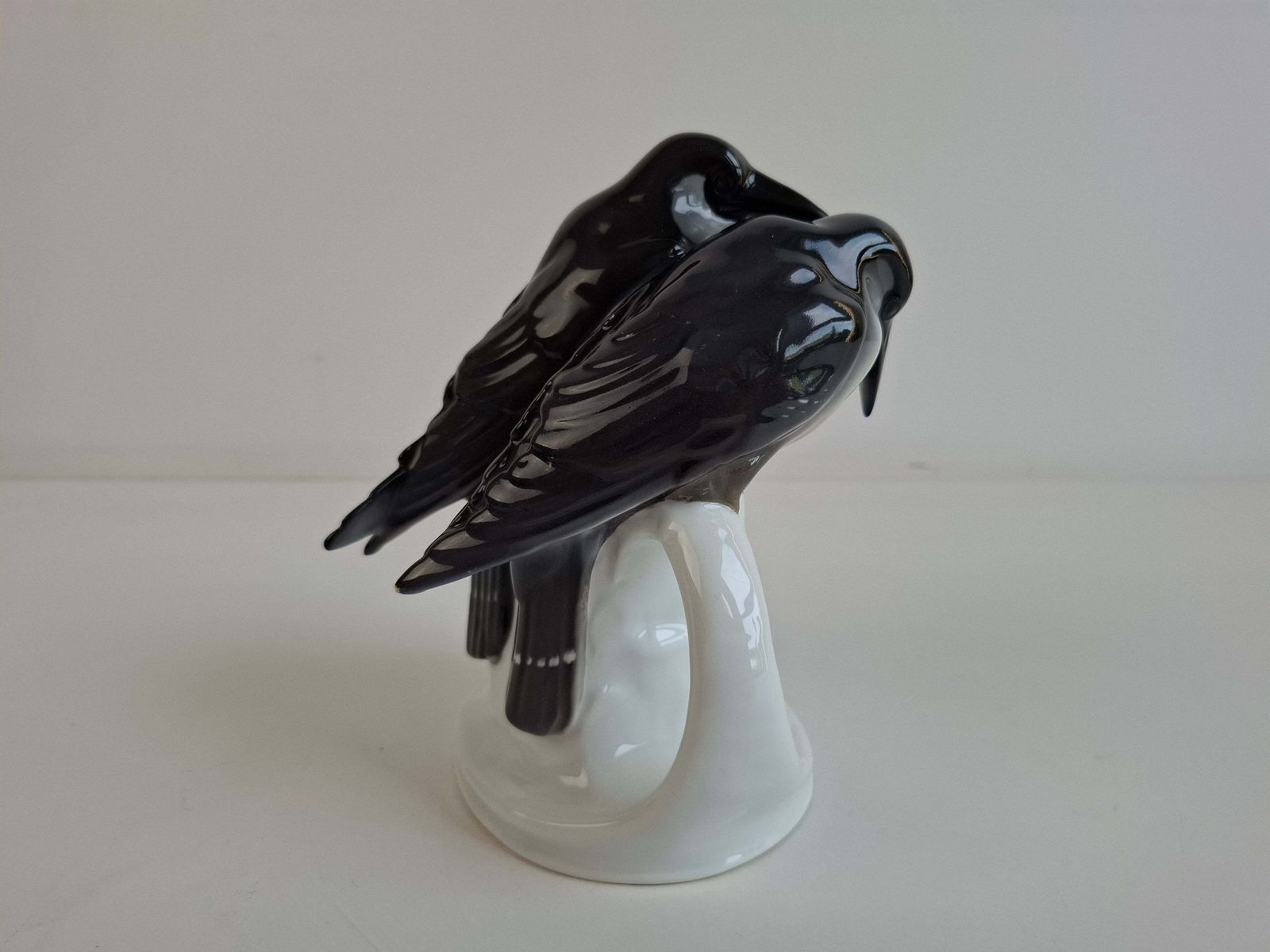photo furniture Art Deco Czech Porcelain Penguin Figurine By Pfeiffer & Löwenstein, Circa 1930