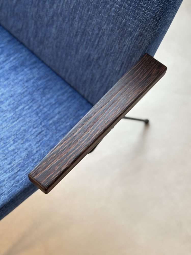 Gispen Fauteuil 1409 André Cordemeyer Petrol Blauw jaren 1960 photo Meubels