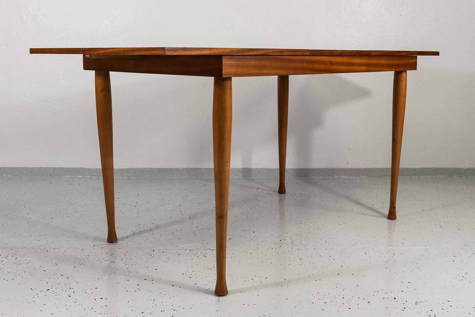 photo furniture Uitschuifbare Vintage Eettafel Ontworpen Door M. Grabiński, Polen, jaren 1960